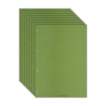 Alex Schoeller Kolej Yedek Renkli A4 Çizgili 50yp ALX 871 Yeşil