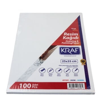 Kraf Resim Kağıdı 110gr 25x35cm 100lü