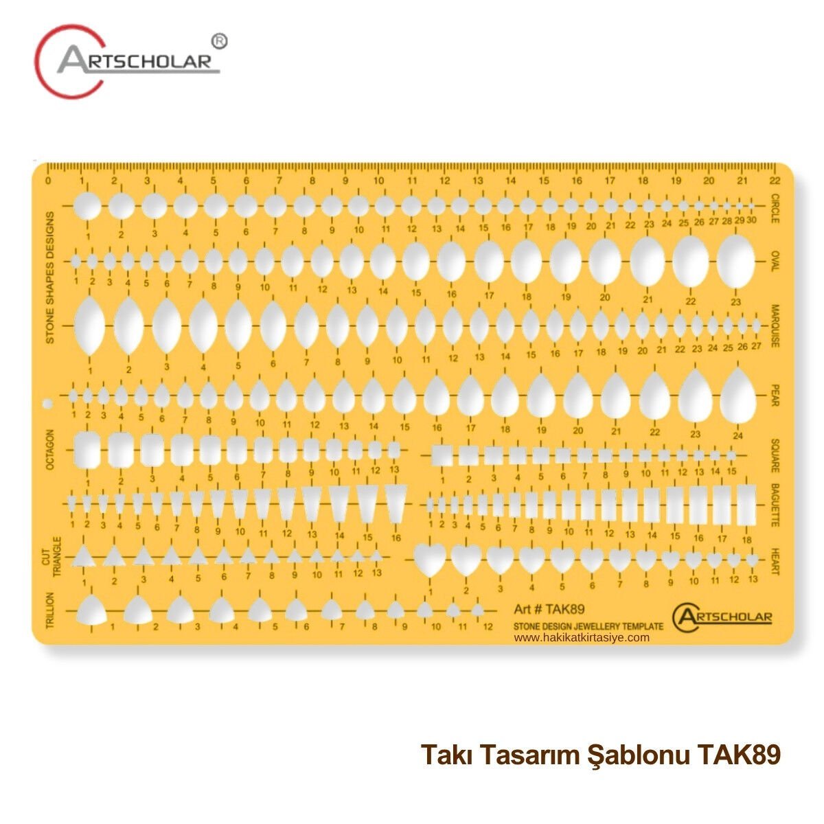 Artscholar Takı Tasarım Şablonu TAK89