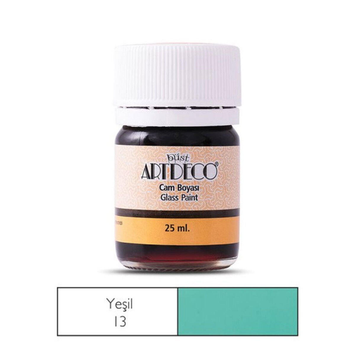 Artdeco Cam Vitray Boyası 25ml 13 Yeşil