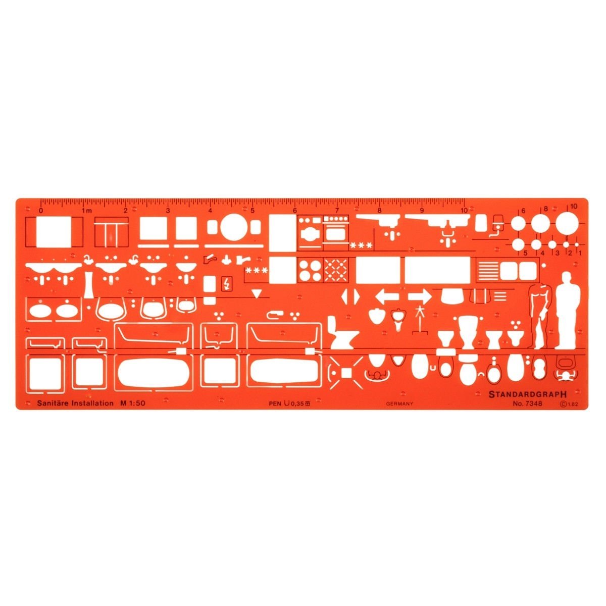 Standardgraph Tesisat Şablonu I - 1/50