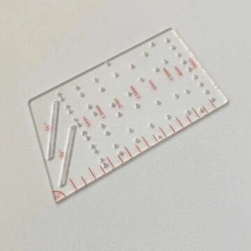 Art Elegant Hyruler Akrilik Cetvel 5 Parça