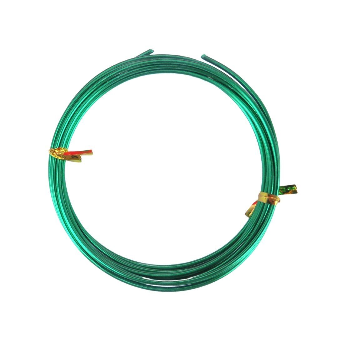 Dytac Alüminyum Tel Yuvarlak 2mmx2mt Yeşil