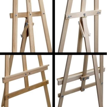 Art İstanbul Şövale Tam Boy Kayın Ağacı 165cm