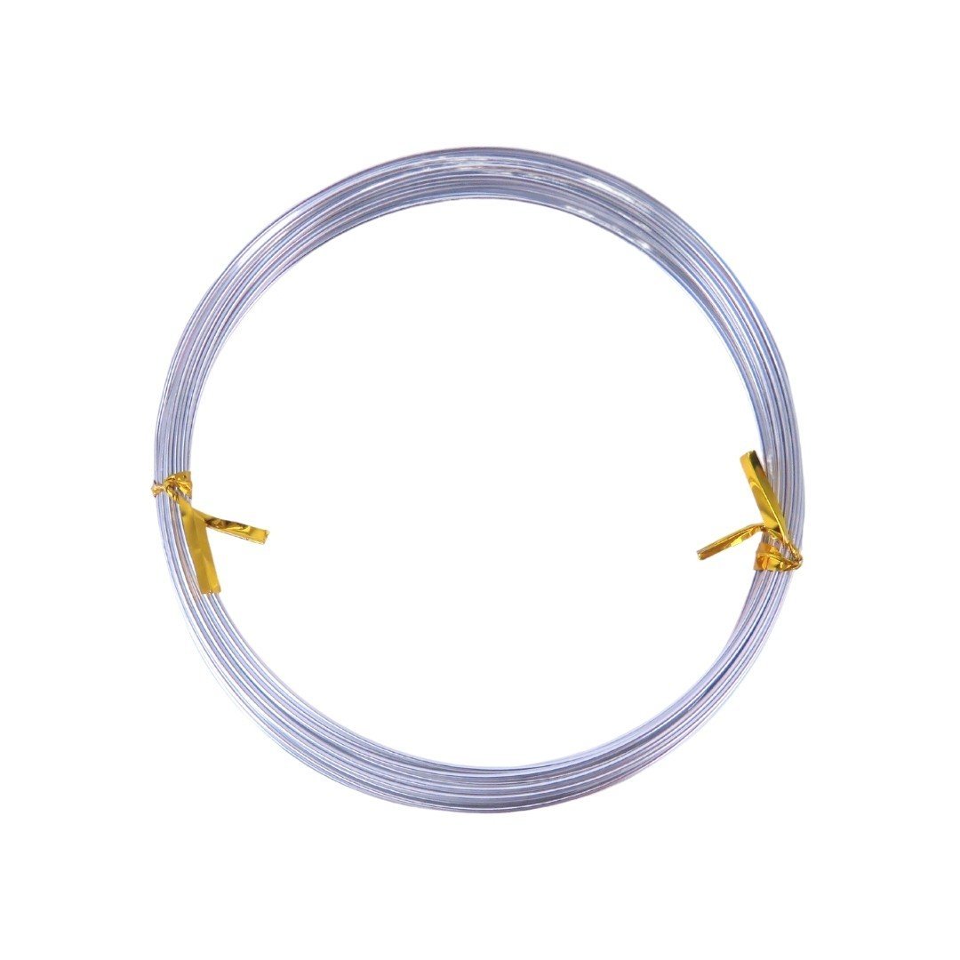 Dytac Alüminyum Tel Yuvarlak 1mmx4mt Gümüş