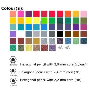 Bruynzeel Colouring & Drawing Kuru-Sulu-Metalik-Dereceli Kalem Çizim Seti 60lı Kids