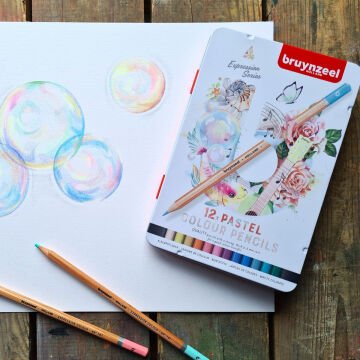 Bruynzeel Expression Pastel Kuru Boya Kalem Seti 12li