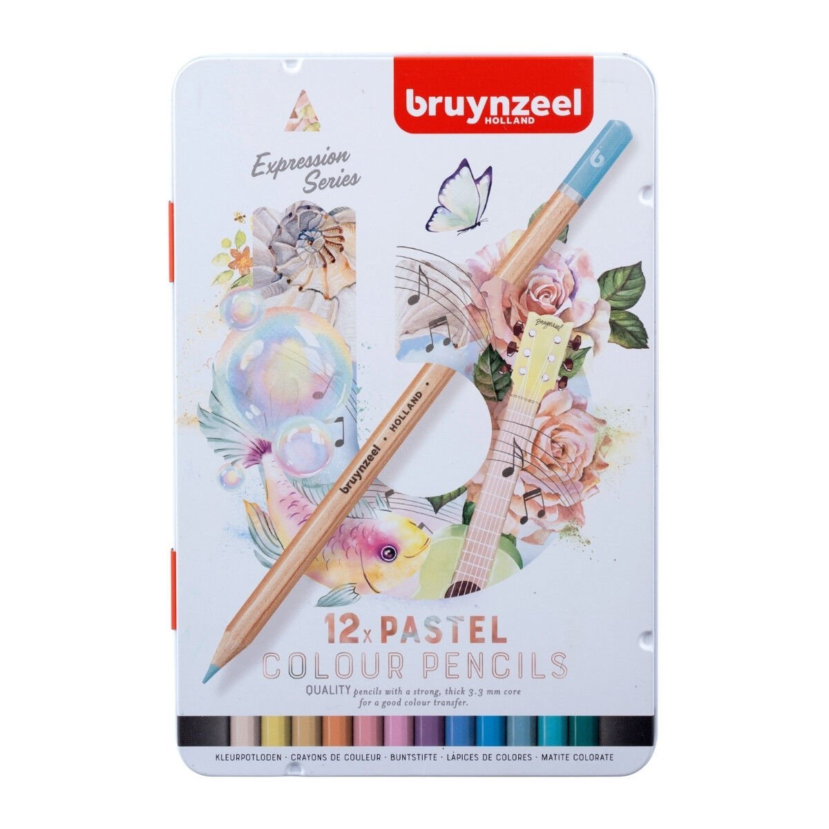 Bruynzeel Expression Pastel Kuru Boya Kalem Seti 12li
