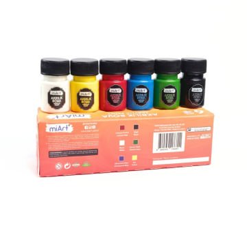 miArt Akrilik Boya Seti 6x30ml