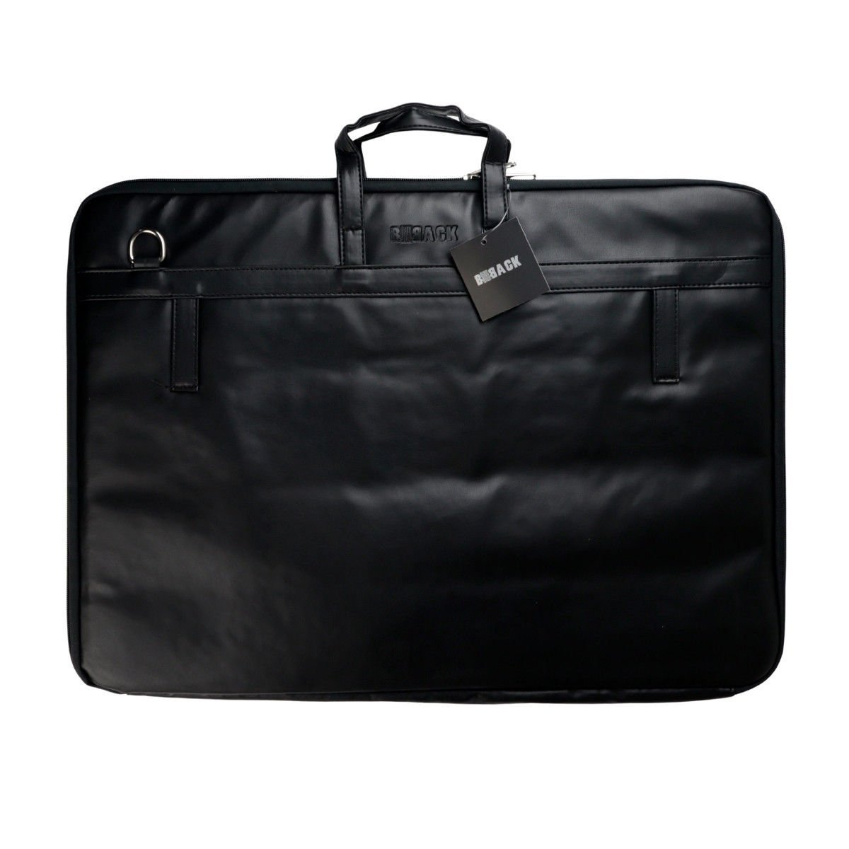 BBack Soft Deri Proje Çantası 40x55cm Siyah