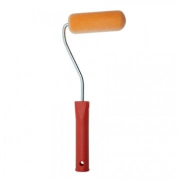 Kadife Rulo Fırça Metal Saplı 10cm + 2 Kadife Yedek