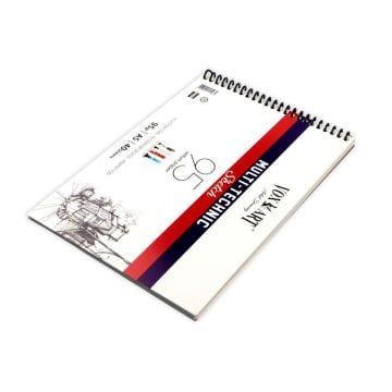 Vox Multi-Technic Sketch Eskiz Defteri A5 95gr 40yp Spiralli