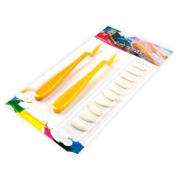 Art Elegant Toz Pastel Ve Kara Kalem Blender Seti 12 Parça