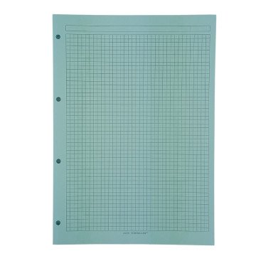 Alex Schoeller Kolej Yedek Renkli A4 Kareli 50yp ALX 872 Mavi