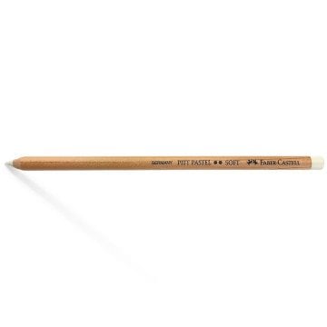 Faber Castell Pitt Monochrome Pastel Kalem 1121 - 101 White Soft