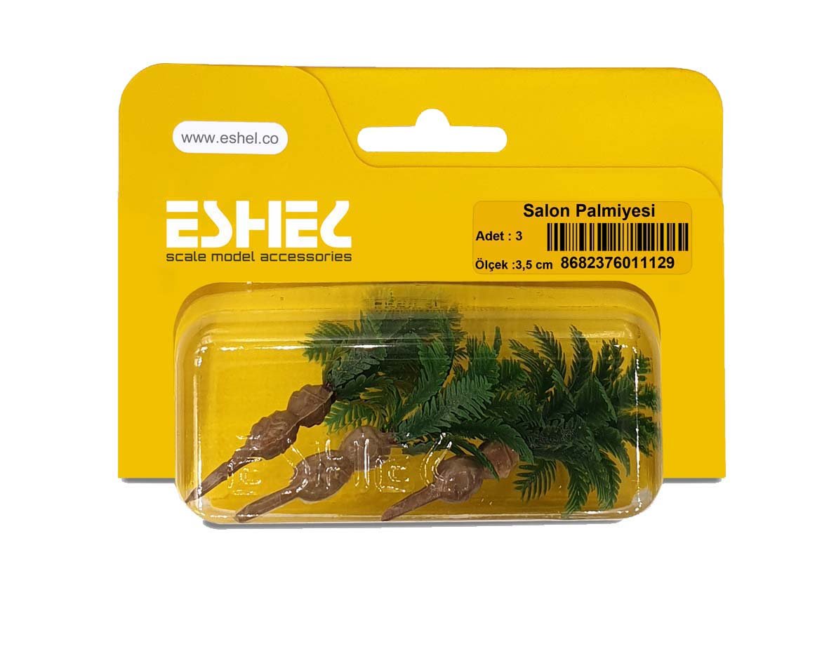 Eshel Maket Salon Palmiyesi 3,5cm 3lü