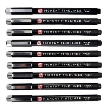Talens Pigment Fineliner Teknik Çizim Kalemi 10 (0.60mm)