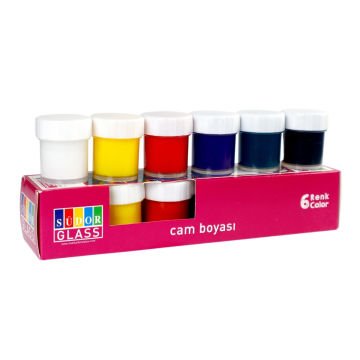Südor Cam Boya Seti Su Bazlı 6x20ml
