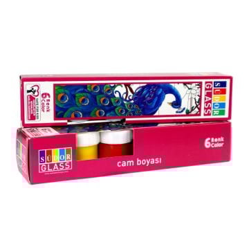 Südor Cam Boya Seti Su Bazlı 6x20ml