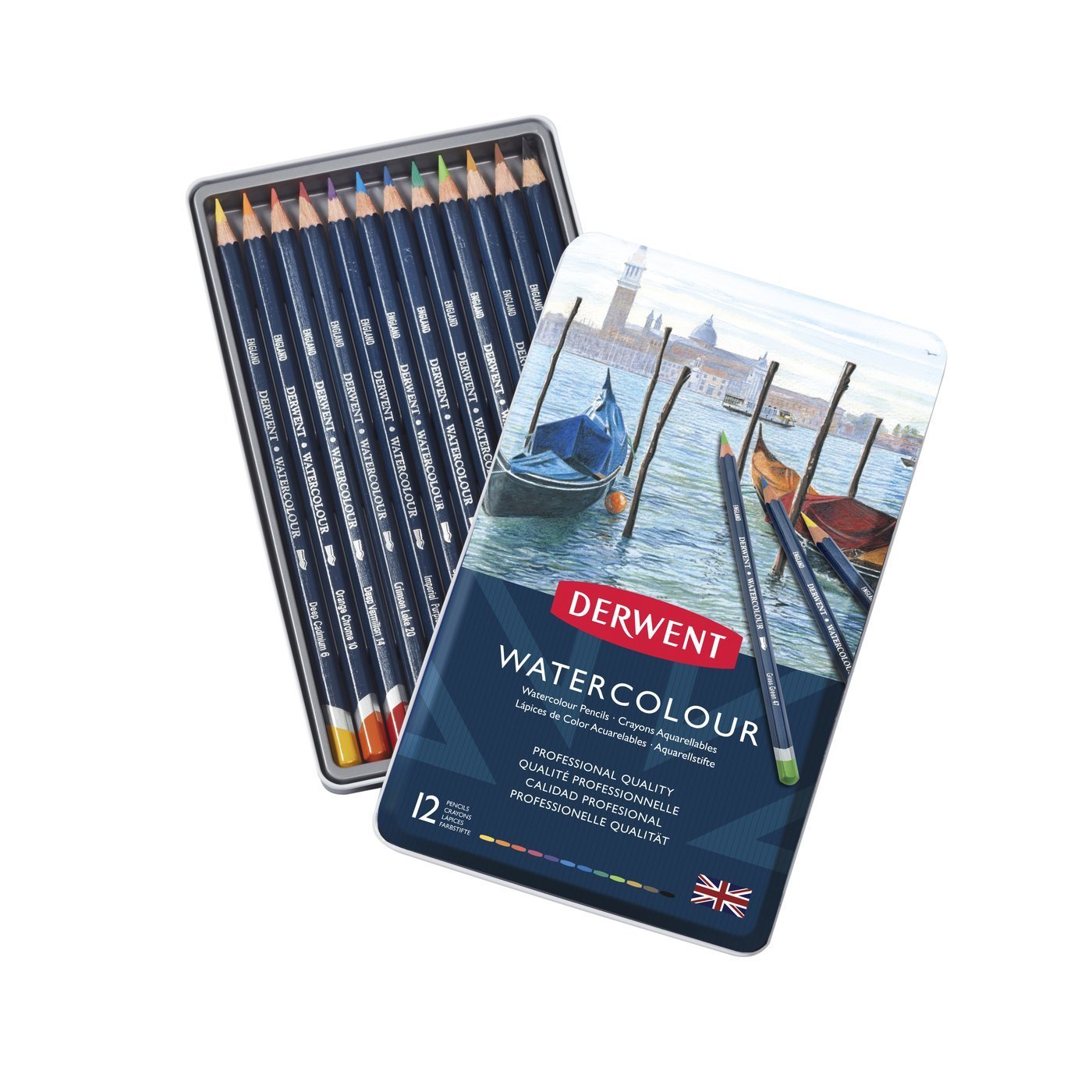 derwent watercolour pencils sulu boya kalemi 12'li Renkli Set Fiyatları