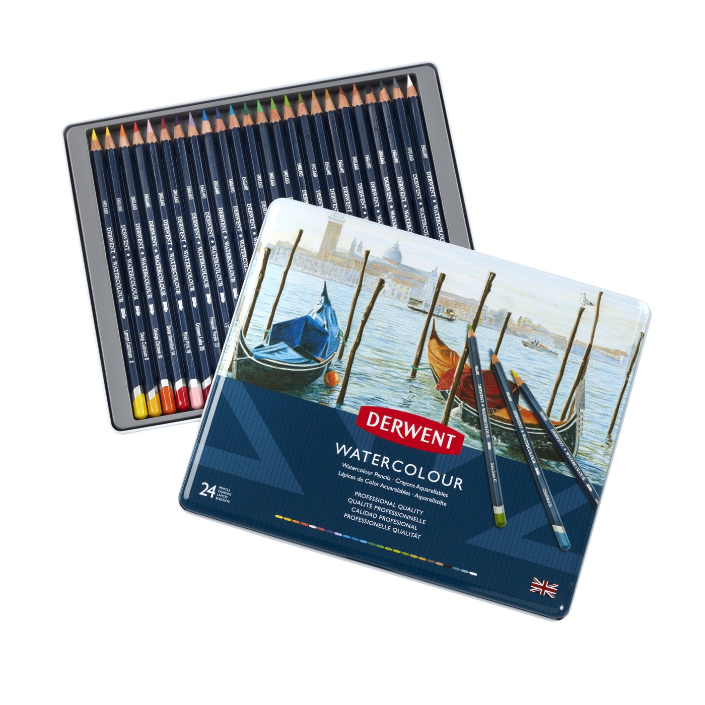 derwent watercolour pencils sulu boya kalemi 24'lü Renkli Set Fiyatları