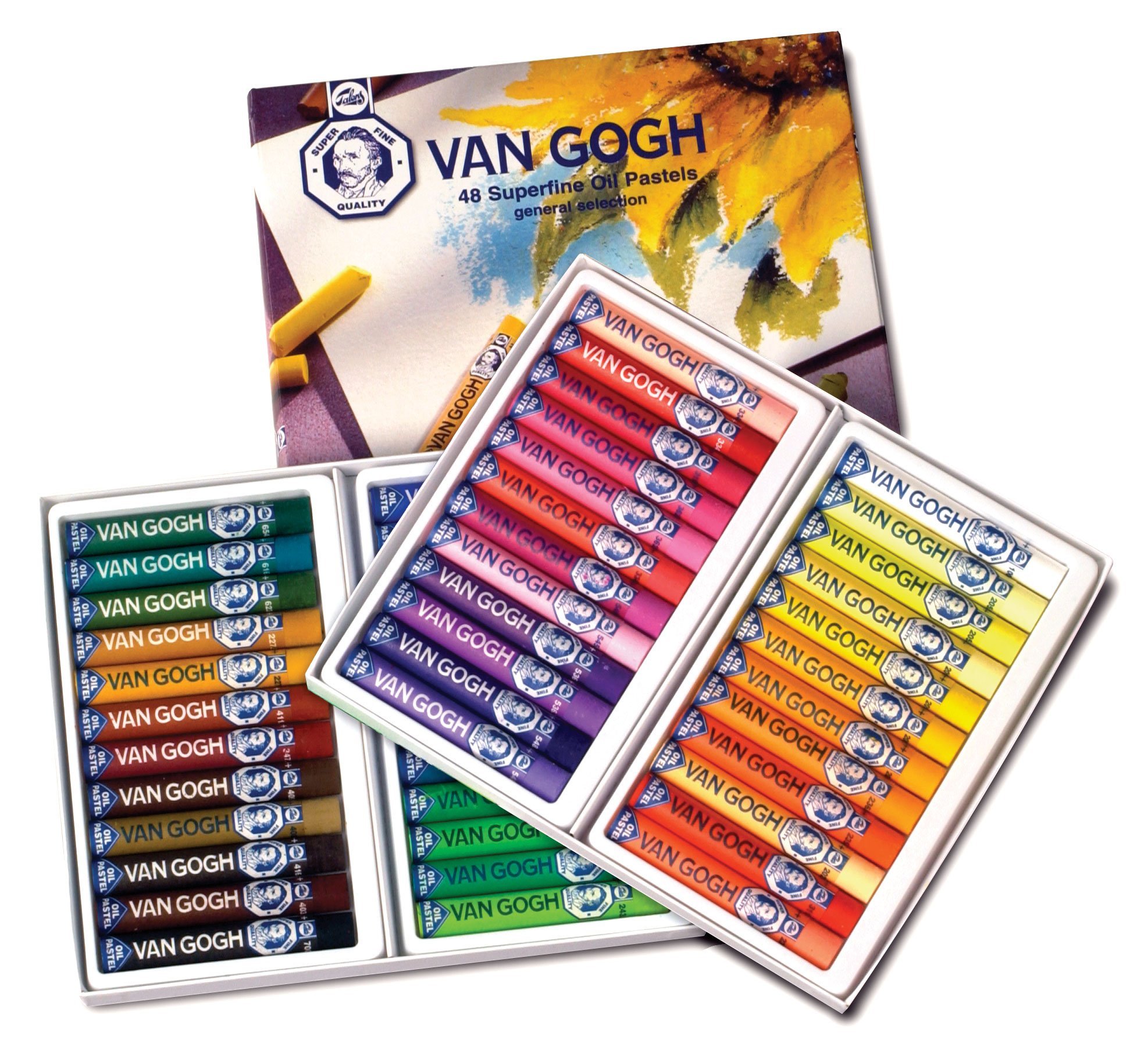 van gogh yağlı pastel 24 lü set