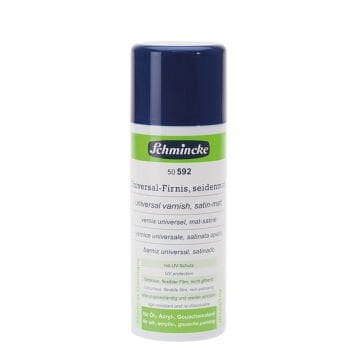 Schmincke Universal Varnish Sprey Vernik 400ml 50592 Saten Mat
