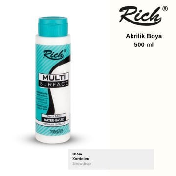 Rich Multi Surface Akrilik Boya 500ml 2104 Kardelen