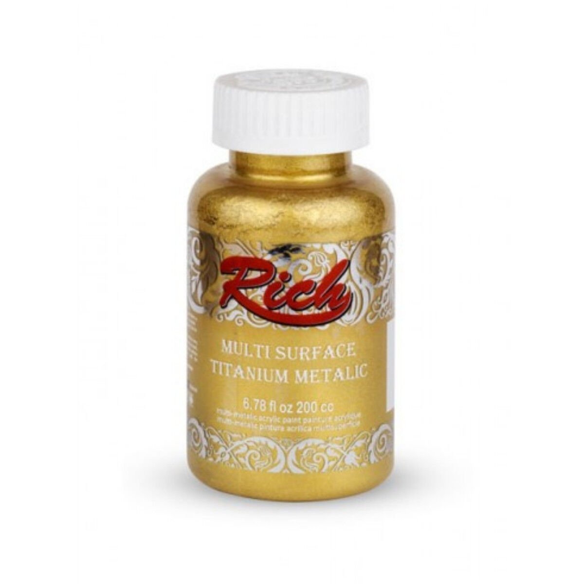 Rich Multi Surface Titanium Metalic 200ml Gold 200 2520