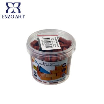 Maket Minyatür 3 Delikli Tuğla Kırmızı 1/12 180li