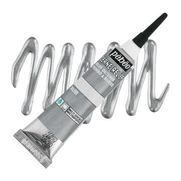 Pebeo Cam Boya Kontürü 20ml Silver