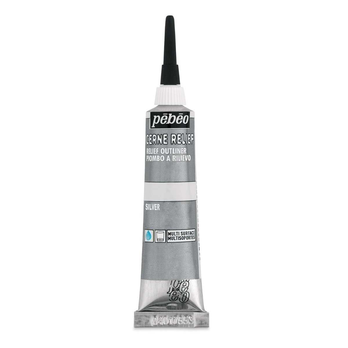 Pebeo Cam Boya Kontürü 20ml Silver