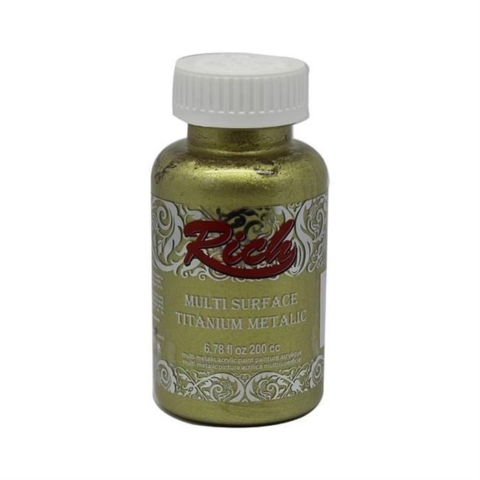 Rich Multi Surface Titanium Metalic 200ml Gold 200 2520