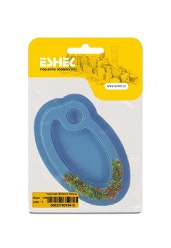 Eshel Maket Yuvarlak Bölmeli Havuz 1/50