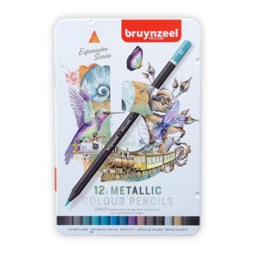 Bruynzeel Expression Metalic Kuru Boya Kalem Seti 12li