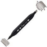 Tinge Twin Çift Uçlu Marker Kalemi Wg6 Warm Grey