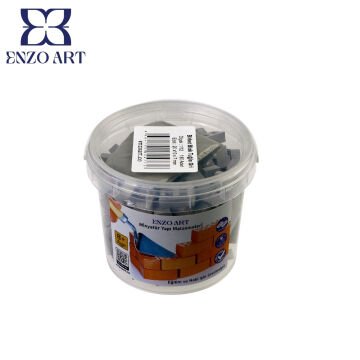 Maket Minyatür Birket Blok Tuğla Gri 1/12 180li