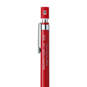 Pentel Versatil Uçlu Kalem Graph 1000 CS 0.5mm Kırmızı