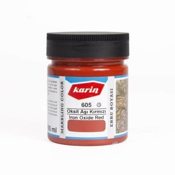 Karin Ebru Boyası 105ml 605 Oksit Aşı Kırmızı