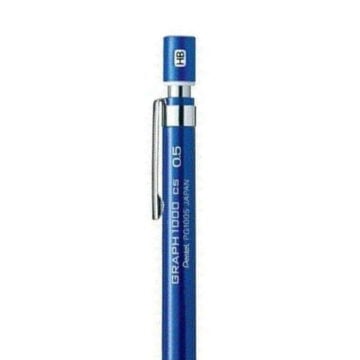 Pentel Versatil Uçlu Kalem Graph 1000 CS 0.5mm Mavi