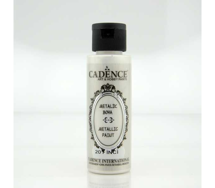 Cadence Su Bazlı Yaldız Metalik Boya 70ml 201 İnci
