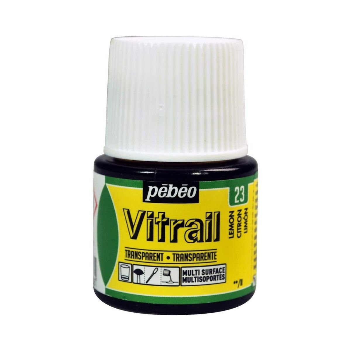 Pebeo Vitrail Cam Boya 45ml 23 Lemon