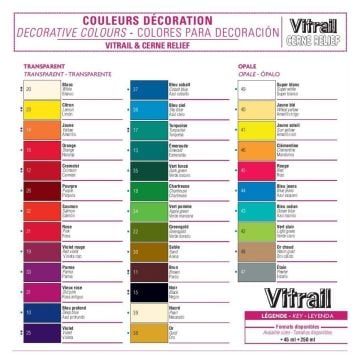 Pebeo Vitrail Cam Boya 45ml 36 Sky Blue