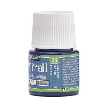 Pebeo Vitrail Cam Boya 45ml 36 Sky Blue