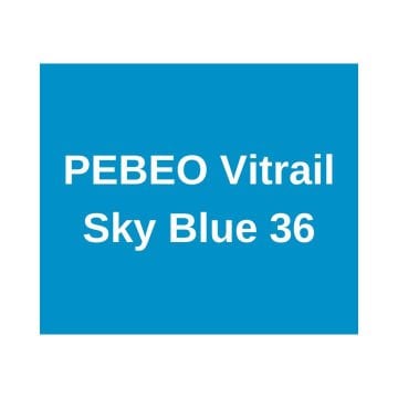 Pebeo Vitrail Cam Boya 45ml 36 Sky Blue