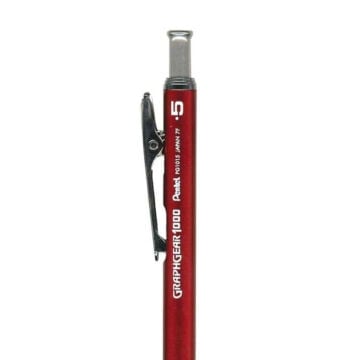 Pentel Versatil Uçlu Kalem Graphgear 1000 PG1015C 0.5mm Kırmızı