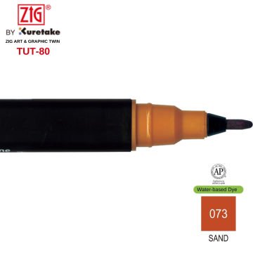 Zig Art&Graphic Twin Tut-80 Çift Uçlu Keçe Grafik Kalemi 073 Sand