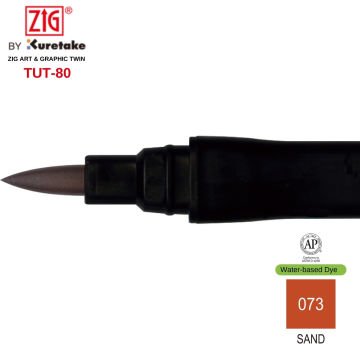 Zig Art&Graphic Twin Tut-80 Çift Uçlu Keçe Grafik Kalemi 073 Sand