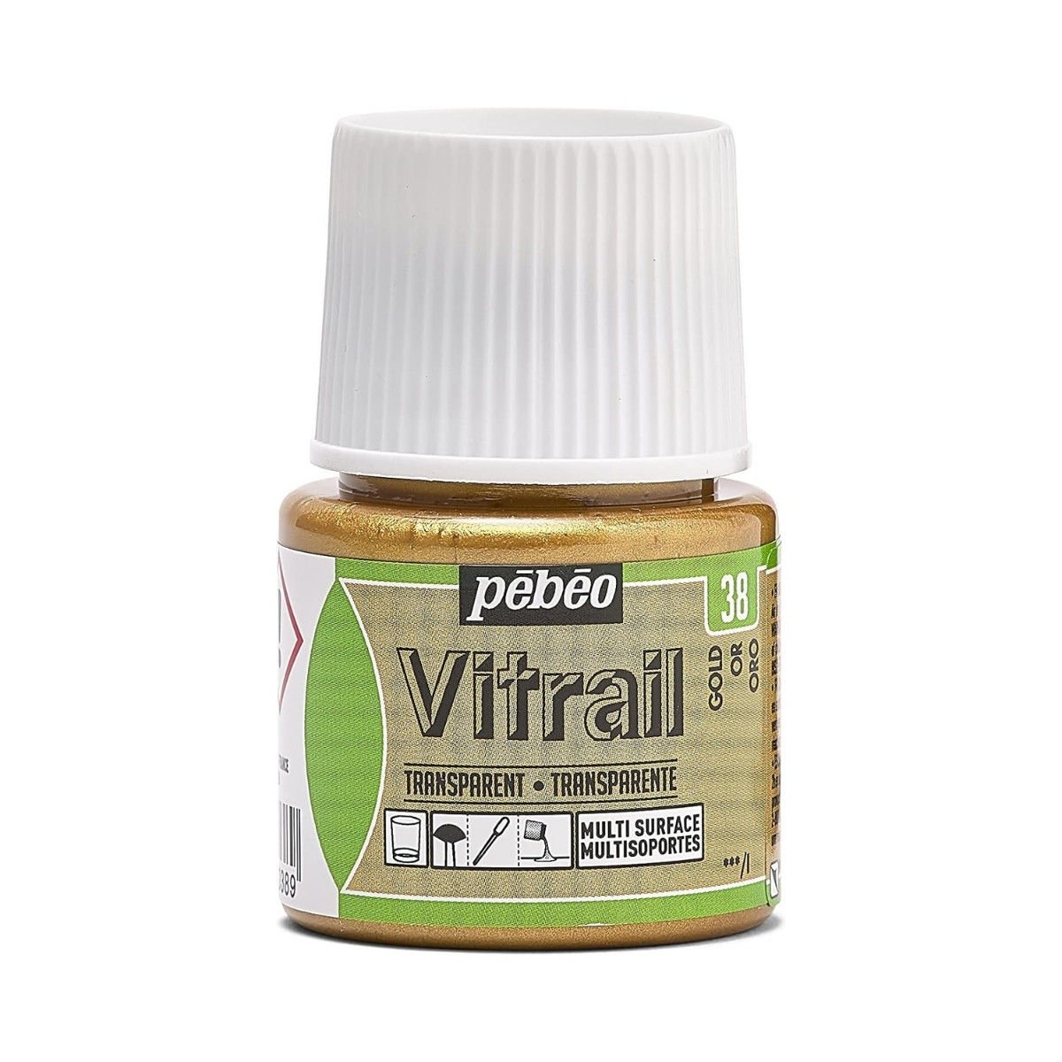 Pebeo Vitrail Cam Boya 45ml 38 Gold