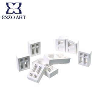 Maket Minyatür Kapı Pencere Seti 1/12 4+2+1 Adet